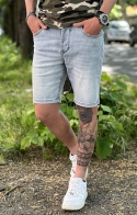 GIANNI LUPO Short in Jeans - Denim Chiaro
