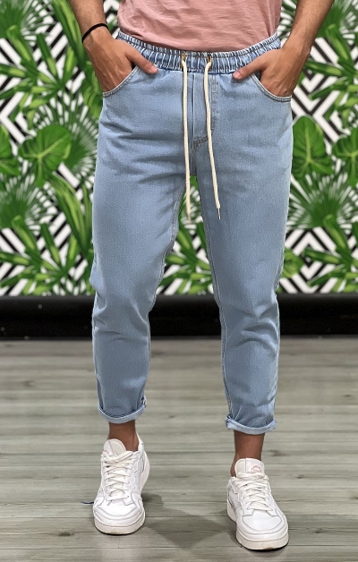 MOJITO MILANO Jeans Basic con Coulisse - Denim chiaro