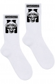 MUSHROOM Calzino Logo Socks Bianco Nero 23FWMU43011